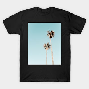 Palms, Summer, Beach art Sea, Ocean, Fashion art, Modern art, Wall art, Print, Minimalistic, Modern T-Shirt